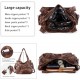 Purses and Handbags Women Tote Shoulder Top Handle Satchel Hobo Bags Fashion Washed Leather Purse