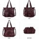 Purses Handbags for Women PU Tote Satchel Bags for Women Pockets Shoulder Bags