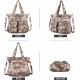 Purses Handbags for Women PU Tote Satchel Bags for Women Pockets Shoulder Bags