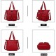 Purses Handbags for Women PU Tote Satchel Bags for Women Pockets Shoulder Bags