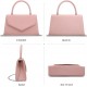 Women's Evening Bag Party Clutches Wedding Purses Cocktail Prom Handbags with Frosted Glittering