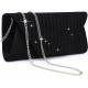 Evening Bag for Women Glitter Rhinestone Wedding Evening Purse Crystal Envelope Clutch Crossbody Shoulder Bags