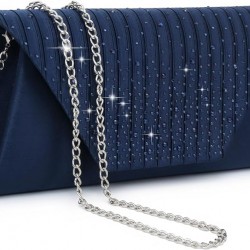 Evening Bag for Women Glitter Rhinestone Wedding Evening Purse Crystal Envelope Clutch Crossbody Shoulder Bags