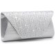 Evening Bag for Women Glitter Rhinestone Wedding Evening Purse Crystal Envelope Clutch Crossbody Shoulder Bags