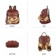 Women Bags Backpack Purse PU Leather Zipper Bags Casual Backpacks Shoulder Bags 