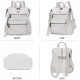 Women Bags Backpack Purse PU Leather Zipper Bags Casual Backpacks Shoulder Bags 