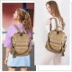 Women Bags Backpack Purse PU Leather Zipper Bags Casual Backpacks Shoulder Bags 