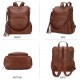 Women Bags Backpack Purse PU Leather Zipper Bags Casual Backpacks Shoulder Bags 