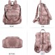 Women Bags Backpack Purse PU Leather Zipper Bags Casual Backpacks Shoulder Bags 