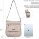 Small Womens Crossbody Bag Leather Shoulder Purse for Women Hobo Bag with Adjustable Shoulder Strap