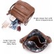 Small Womens Crossbody Bag Leather Shoulder Purse for Women Hobo Bag with Adjustable Shoulder Strap