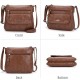 Small Womens Crossbody Bag Leather Shoulder Purse for Women Hobo Bag with Adjustable Shoulder Strap