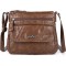 Small Womens Crossbody Bag Leather Shoulder Purse for Women Hobo Bag with Adjustable Shoulder Strap