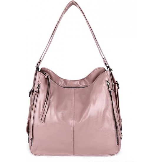 Purses and Handbags Women Tote Shoulder Top Handle Satchel Hobo Bags Fashion Washed Leather Purse