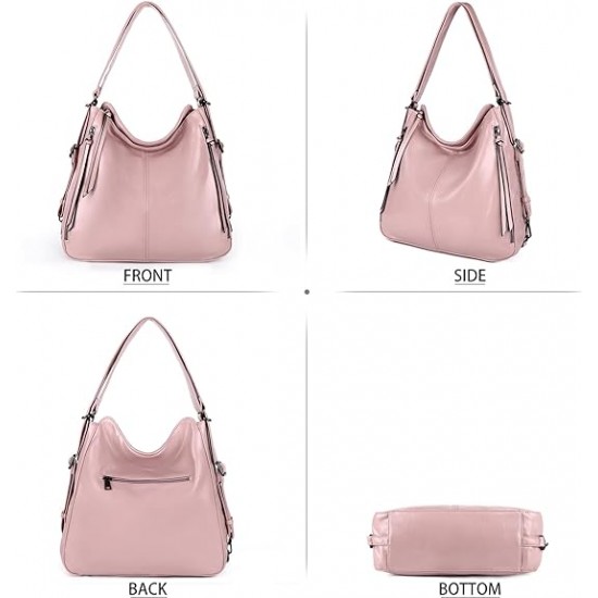 Purses and Handbags Women Tote Shoulder Top Handle Satchel Hobo Bags Fashion Washed Leather Purse