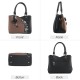  Purses and Handbags Women Tote Shoulder Top Handle Satchel Hobo Bags Fashion Washed Leather Purse