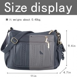  Purses and Handbags Women Tote Shoulder Top Handle Satchel Hobo Bags Fashion Washed Leather Purse