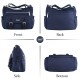  Purses and Handbags Women Tote Shoulder Top Handle Satchel Hobo Bags Fashion Washed Leather Purse