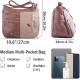  Purses and Handbags Women Tote Shoulder Top Handle Satchel Hobo Bags Fashion Washed Leather Purse