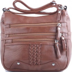  Purses and Handbags Women Tote Shoulder Top Handle Satchel Hobo Bags Fashion Washed Leather Purse