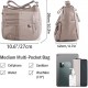  Purses and Handbags Women Tote Shoulder Top Handle Satchel Hobo Bags Fashion Washed Leather Purse