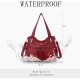 Purses and Handbags Women Tote Shoulder Top Handle Satchel Hobo Bags Fashion Washed Leather Purse 