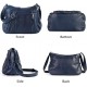  Purses and Handbags Women Tote Shoulder Top Handle Satchel Hobo Bags Fashion Washed Leather Purse