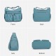 Crossbody Purses for Women Shoulder Handbags Lightweight Waterproof Nylon Travel Bag Ladies Pocketbooks