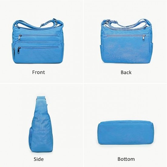 Purses and Handbags Women Tote Shoulder Top Handle Satchel Hobo Bags Fashion Washed Leather Purse