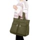 Canvas Tote Bag Waterproof Nylon Multi Pocket Shoulder Bags Laptop Work Bag Teacher Purse and Handbags for Women & Men