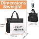 Canvas Tote Bag Waterproof Nylon Multi Pocket Shoulder Bags Laptop Work Bag Teacher Purse and Handbags for Women & Men