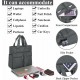 Canvas Tote Bag Waterproof Nylon Multi Pocket Shoulder Bags Laptop Work Bag Teacher Purse and Handbags for Women & Men