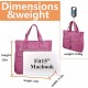 Canvas Tote Bag Waterproof Nylon Multi Pocket Shoulder Bags Laptop Work Bag Teacher Purse and Handbags for Women & Men