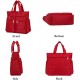 Canvas Tote Bag Waterproof Nylon Multi Pocket Shoulder Bags Laptop Work Bag Teacher Purse and Handbags for Women & Men