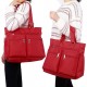 Canvas Tote Bag Waterproof Nylon Multi Pocket Shoulder Bags Laptop Work Bag Teacher Purse and Handbags for Women & Men