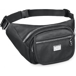 Fanny Packs for Women Men, Fashion Waist Pack Belt Bags for Teens with Multi-Pockets Adjustable Belts, Cute Fanny Pack Bum Bag for Outdoors Workout Traveling Casual