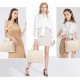 The Tote Bag Crossbody Purses for Women Shoulder Bag Handbags PU Leather Top Handle Bags with zipper