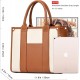 The Tote Bag Crossbody Purses for Women Shoulder Bag Handbags PU Leather Top Handle Bags with zipper