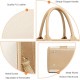 The Tote Bag Crossbody Purses for Women Shoulder Bag Handbags PU Leather Top Handle Bags with zipper