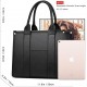 The Tote Bag Crossbody Purses for Women Shoulder Bag Handbags PU Leather Top Handle Bags with zipper