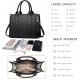 The Tote Bag Crossbody Purses for Women Shoulder Bag Handbags PU Leather Top Handle Bags with zipper