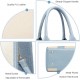 The Tote Bag Crossbody Purses for Women Shoulder Bag Handbags PU Leather Top Handle Bags with zipper