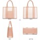 The Tote Bag Crossbody Purses for Women Shoulder Bag Handbags PU Leather Top Handle Bags with zipper