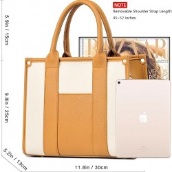 The Tote Bag Crossbody Purses for Women Shoulder Bag Handbags PU Leather Top Handle Bags with zipper