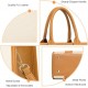 The Tote Bag Crossbody Purses for Women Shoulder Bag Handbags PU Leather Top Handle Bags with zipper