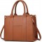 The Tote Bag Crossbody Purses for Women Shoulder Bag Handbags PU Leather Top Handle Bags with zipper