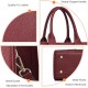 The Tote Bag Crossbody Purses for Women Shoulder Bag Handbags PU Leather Top Handle Bags with zipper