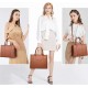 The Tote Bag Crossbody Purses for Women Shoulder Bag Handbags PU Leather Top Handle Bags with zipper