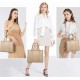 The Tote Bag Crossbody Purses for Women Shoulder Bag Handbags PU Leather Top Handle Bags with zipper