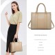 The Tote Bag Crossbody Purses for Women Shoulder Bag Handbags PU Leather Top Handle Bags with zipper